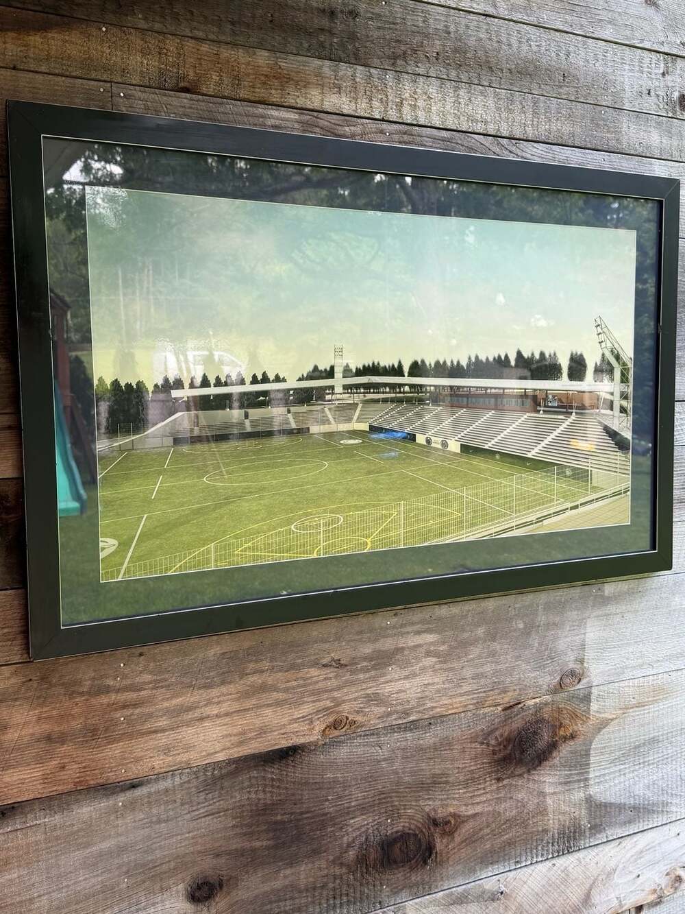 Penn State Lacrosse Stadium Framed Architectural Rendering Print